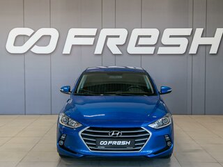 2018 Hyundai Elantra VI (AD), синий, 1490000 рублей, вид 2
