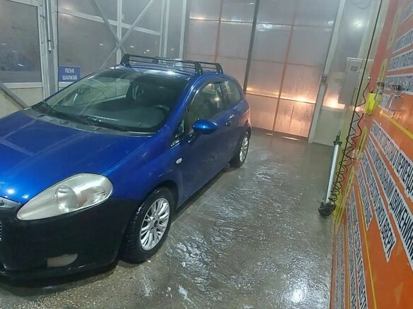 2006 Fiat Punto III Grande Punto, синий, 130000 рублей - вид 2