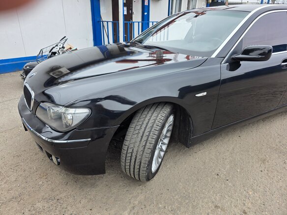 2005 BMW 7 серии 750Li IV (E65/E66) Рестайлинг, чёрный - вид 9