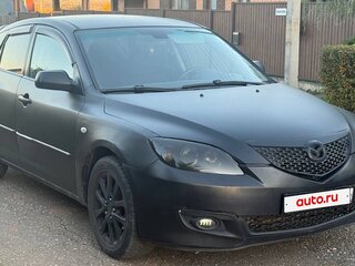 2007 Mazda 3 I (BK) Рестайлинг, чёрный, 329000 рублей, вид 3