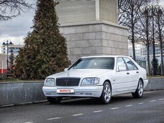 1995 Mercedes-Benz S-Класс 320 III (W140) Рестайлинг, белый, 1000000 рублей, вид 2