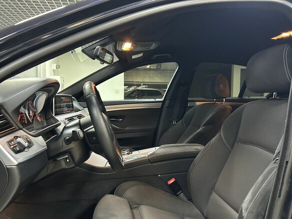 2014 BMW 5 серии 520i VI (F10/F11/F07) Рестайлинг, синий, 2000000 рублей - вид 9