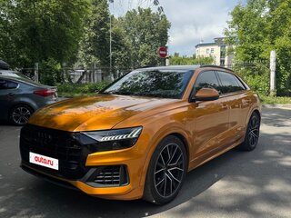 2019 Audi Q8 55 TFSI I (4M), оранжевый, 4850000 рублей, вид 3
