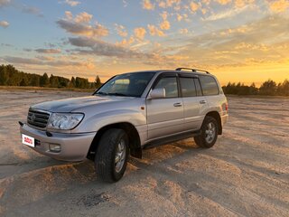 2002 Toyota Land Cruiser 100 Series Рестайлинг 1, серый, 1900000 рублей, вид 1