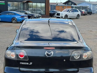 2008 Mazda 3 I (BK) Рестайлинг, чёрный, 499000 рублей, вид 4