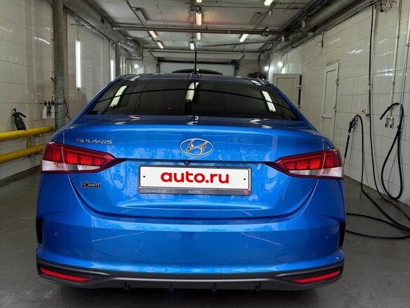 2020 Hyundai Solaris II Рестайлинг, синий - вид 5