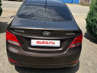 2015 Hyundai Solaris I Рестайлинг, коричневый, 690000 рублей, вид 4
