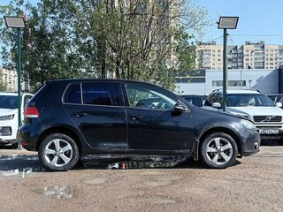 2009 Volkswagen Golf VI, чёрный, 284900 рублей, вид 4