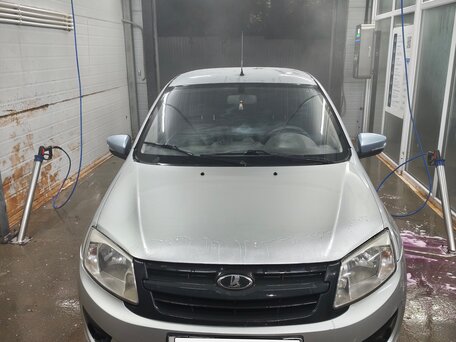 2014 Lada (ВАЗ) Granta I, серебристый, 280000 рублей, вид 3