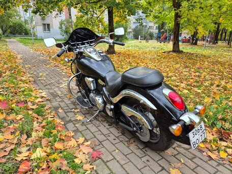 2010 Kawasaki VN900 Vulcan, чёрный, 550000 рублей, вид 1