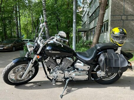 2003 Yamaha XVS1100, чёрный, 480000 рублей, вид 2