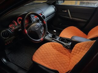 2005 Mazda 6 I (GG) Рестайлинг, красный, 370000 рублей, вид 5