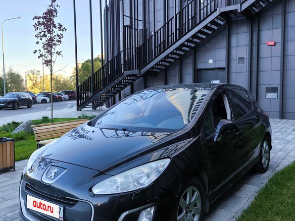 2012 Peugeot 308 I Рестайлинг, чёрный, 550000 рублей