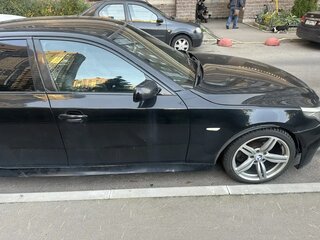2008 BMW 5 серии 520d V (E60/E61) Рестайлинг, чёрный, 1150000 рублей, вид 5
