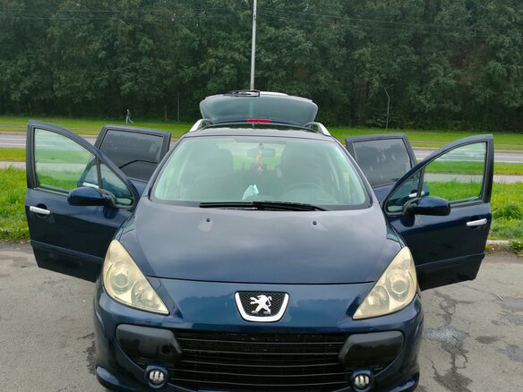 2006 Peugeot 307 I Рестайлинг, синий, 220000 рублей