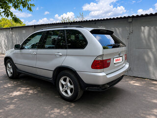 2004 BMW X5 3.0i I (E53) Рестайлинг, серебристый, 1190000 рублей, вид 3