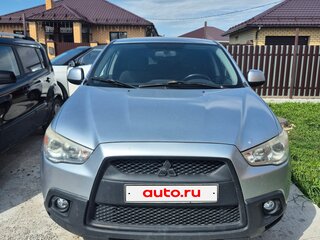 2012 Mitsubishi ASX I, серебристый, 880000 рублей, вид 2
