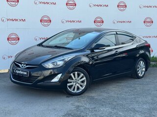 2014 Hyundai Elantra V (MD) Рестайлинг, чёрный, 1249000 рублей, вид 1