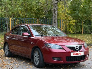 2008 Mazda 3 I (BK) Рестайлинг, красный, 760000 рублей, вид 3