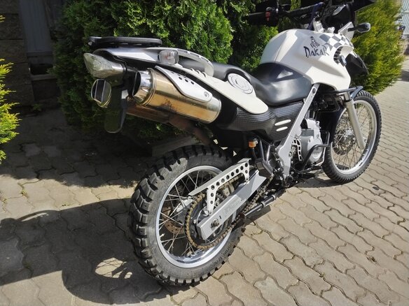 2000 BMW F 650 GS, белый - вид 6
