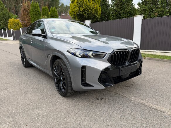 2025 BMW X6 30d III (G06) Рестайлинг, серый - вид 2