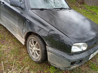 1995 Volkswagen Golf III, чёрный, 125000 рублей, вид 2