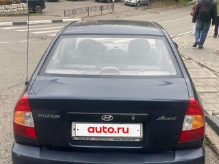2008 Hyundai Accent ТагАЗ II, синий, 350000 рублей, вид 4