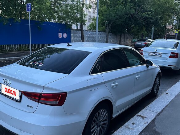 2018 Audi A3 III (8V) Рестайлинг, белый - вид 3