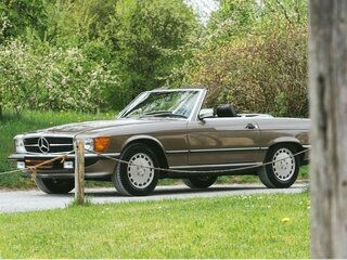 1988 Mercedes-Benz SL-Класс 420 III (R107, C107), коричневый, 6660000 рублей, вид 4
