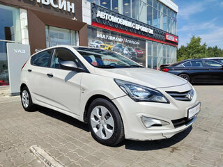 2014 Hyundai Solaris I Рестайлинг, бежевый, 541050 рублей, вид 5