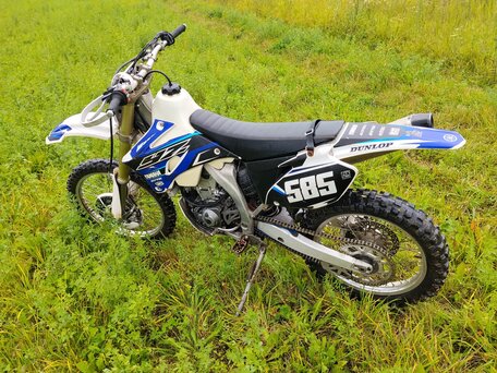 2006 Yamaha YZ450F, белый, 250000 рублей, вид 5