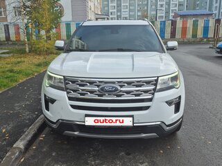 2018 Ford Explorer V Рестайлинг 2, белый, 3400000 рублей, вид 3