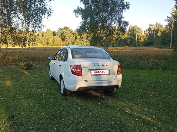2020 Lada (ВАЗ) Granta I Рестайлинг, белый, 690000 рублей - вид 4