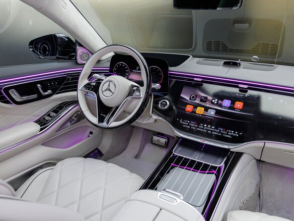 2026 Mercedes-Benz Maybach S-Класс 580 II (Z223) Рестайлинг, чёрный - вид 29