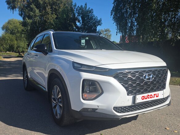 2020 Hyundai Santa Fe IV, белый, 3050000 рублей - вид 3