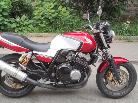 2003 Honda CB 400 Super Four, красный, 360000 рублей, вид 4