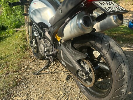 2012 Ducati Monster 696, серебристый, 425000 рублей, вид 4