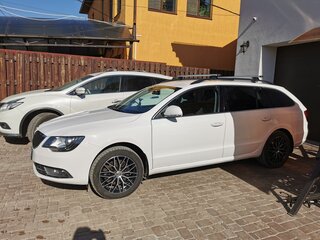 2014 Skoda Superb DSG II Рестайлинг, белый, 1300000 рублей, вид 4