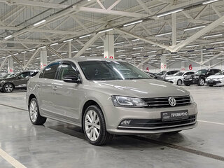 2017 Volkswagen Jetta VI Рестайлинг, бежевый, 1215000 рублей, вид 3