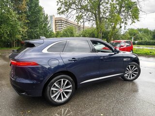 2021 Jaguar F-Pace I Рестайлинг, синий, 5350000 рублей, вид 3