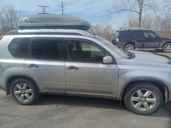 2007 Nissan X-Trail II, серебристый, 800000 рублей - вид 1