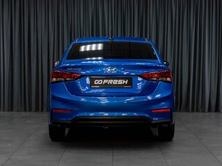 2018 Hyundai Solaris II, синий, 1059000 рублей, вид 4