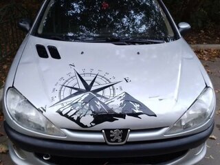2003 Peugeot 206, серебристый, 160000 рублей, вид 3