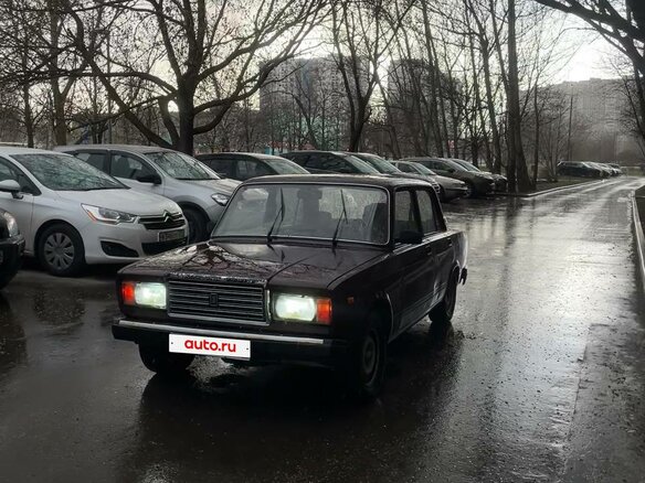 2008 Lada (ВАЗ) 2107, пурпурный, 155000 рублей