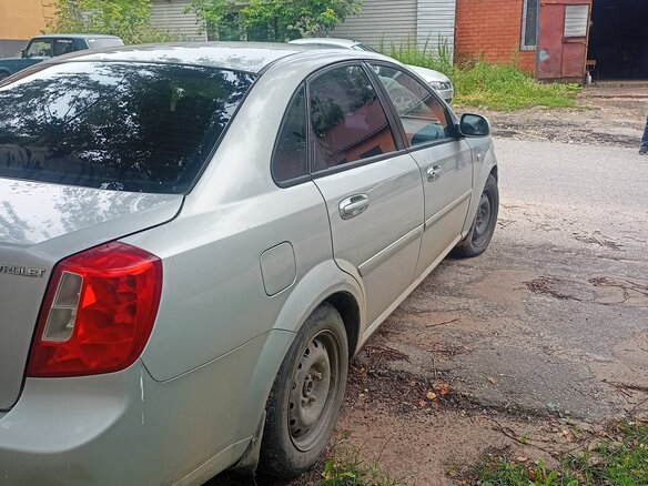 2008 Chevrolet Lacetti I, серебристый, 405000 рублей - вид 3