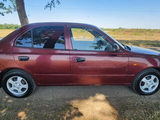 2008 Hyundai Accent ТагАЗ II, красный, 410000 рублей, вид 2