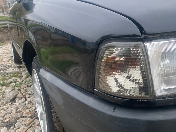 1988 Audi 80 IV (B3), чёрный - вид 2