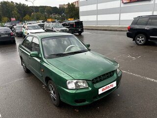 2000 Hyundai Accent II, зелёный, 280000 рублей, вид 4