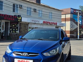 2012 Hyundai Solaris I, синий, 930000 рублей, вид 2