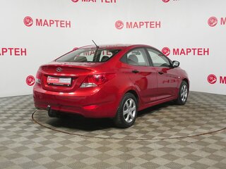 2011 Hyundai Solaris I, красный, 717000 рублей, вид 5